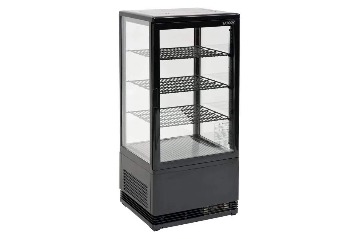 Witryna chłodnicza 78l 42x38x96 czarna Yato YG-05056