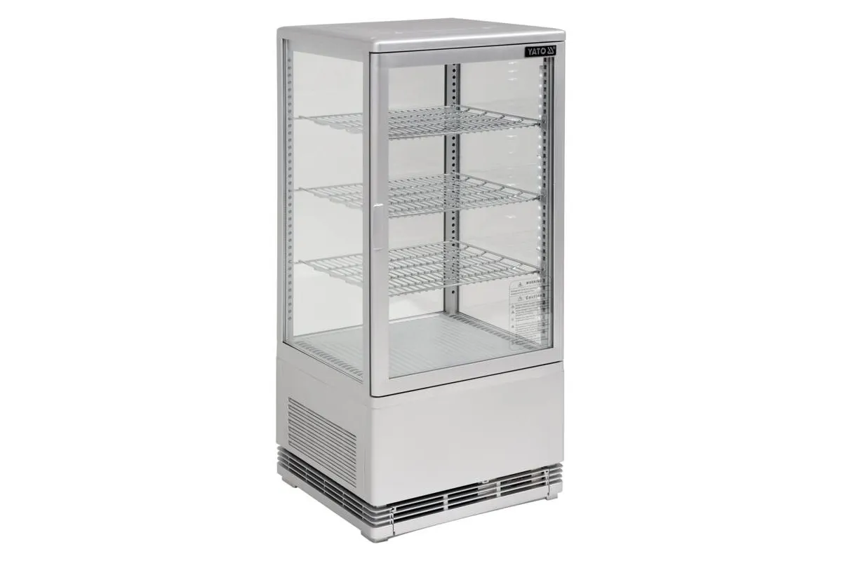 Witryna chłodnicza 78l 42x38x96 srebrna Yato YG-05057