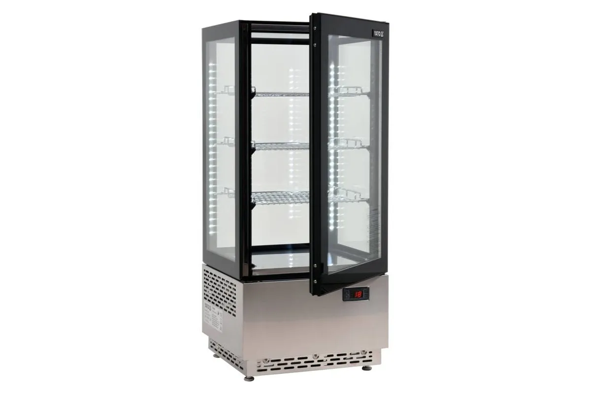 Witryna chłodnicza 78l 43x39x98 czarna Yato YG-05060