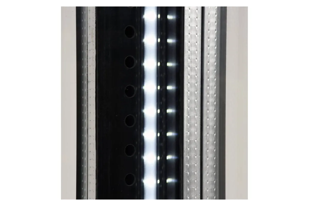 Witryna chłodnicza 400l 65x65x190 czarna Yato YG-05068