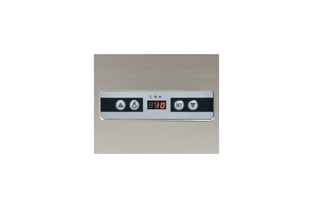 Witryna chłodnicza 400l 65x65x190 czarna Yato YG-05068