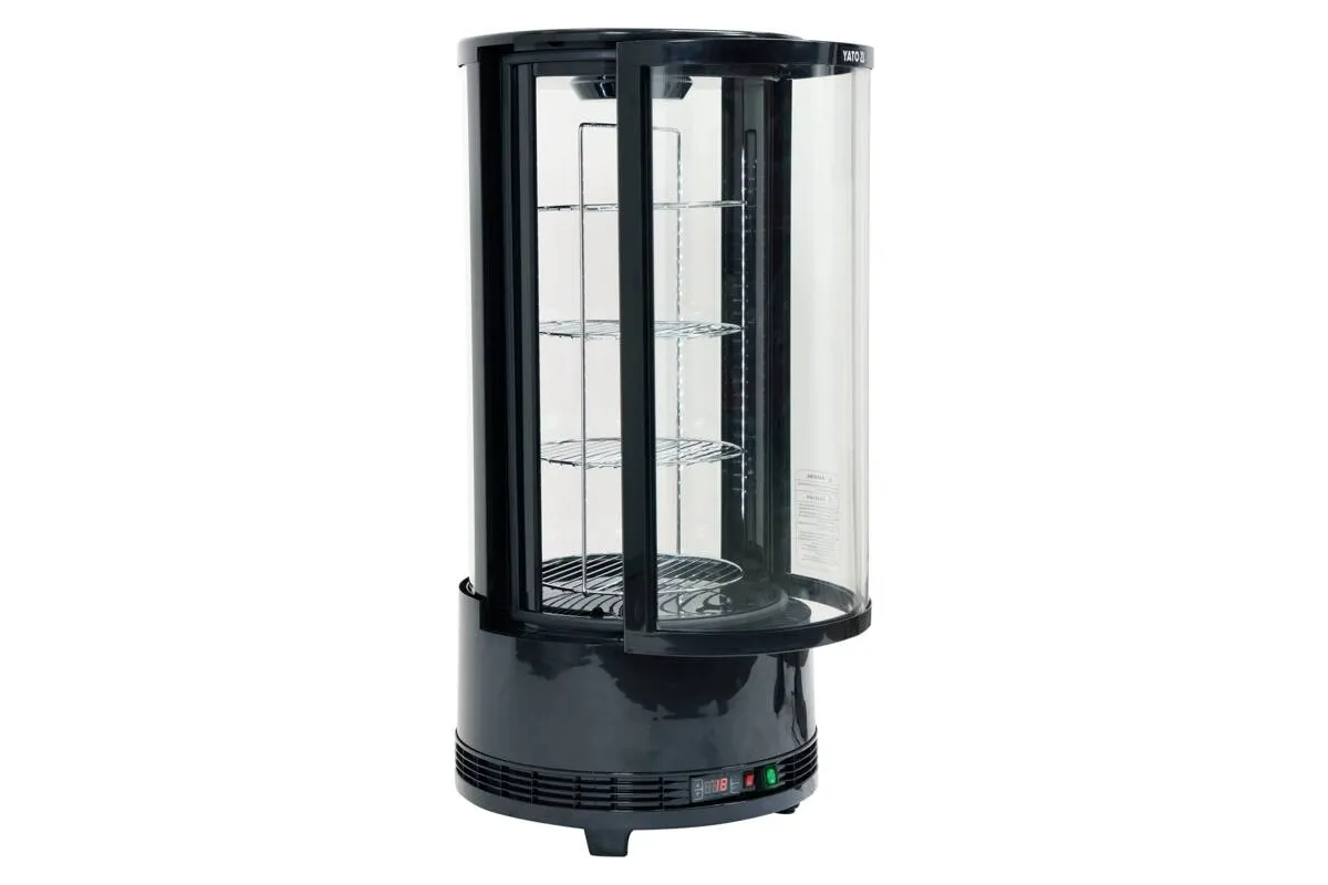 Witryna chłodnicza 73l 50x50x106 czarna Yato YG-05090