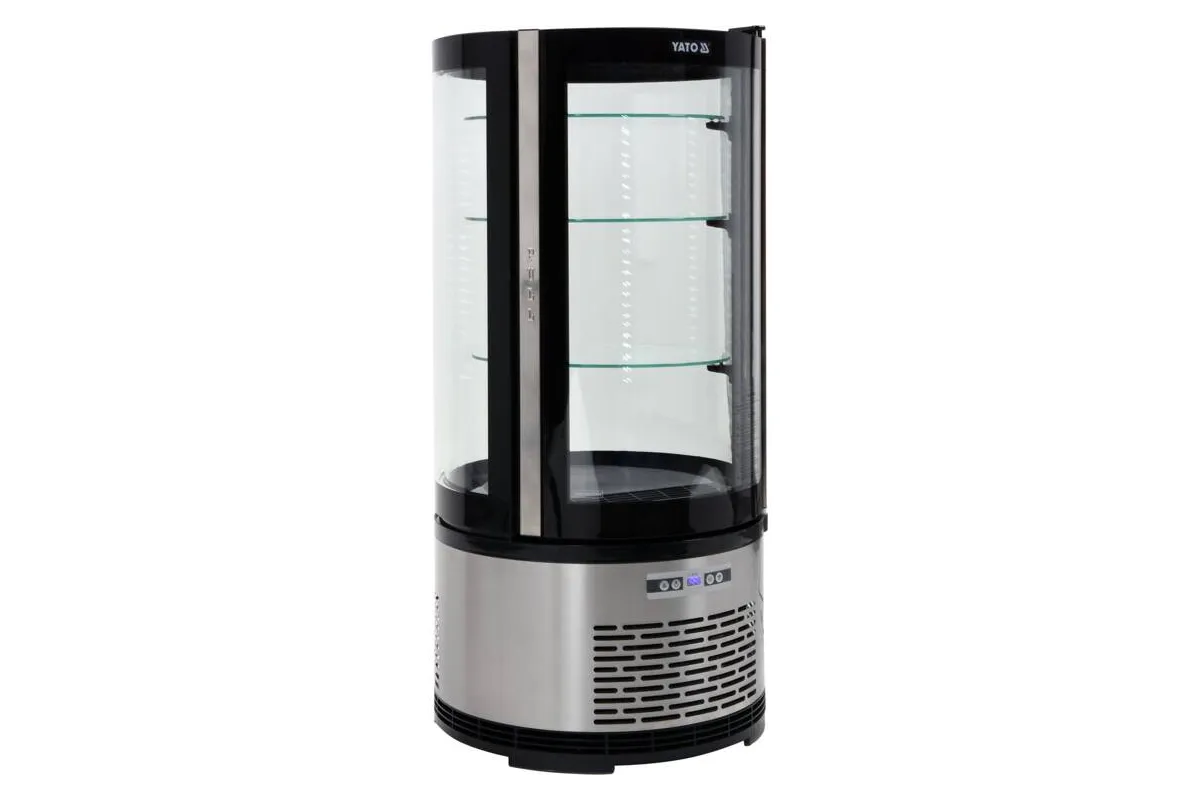 Witryna chłodnicza 100l 48x48x103 czarna Yato YG-05094