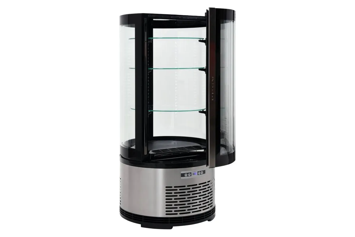 Witryna chłodnicza 100l 48x48x103 czarna Yato YG-05094