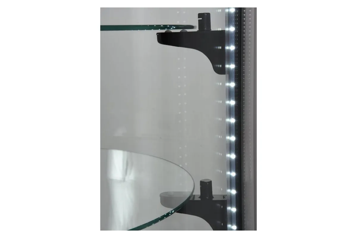 Witryna chłodnicza 400l 68x68x175 czarna Yato YG-05098