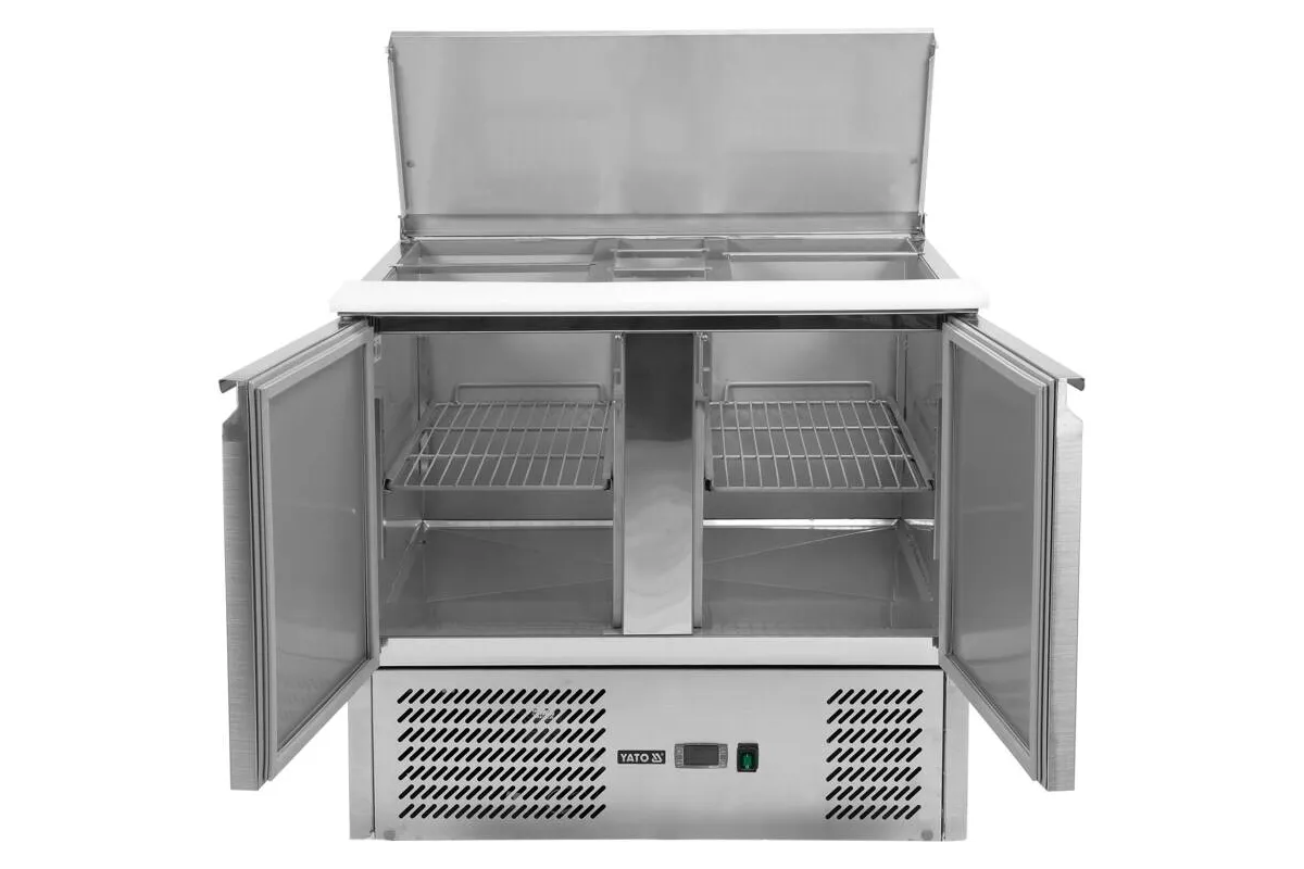 Stół chłodniczy 2-drzwiowy z pokrywą Yato YG-05262