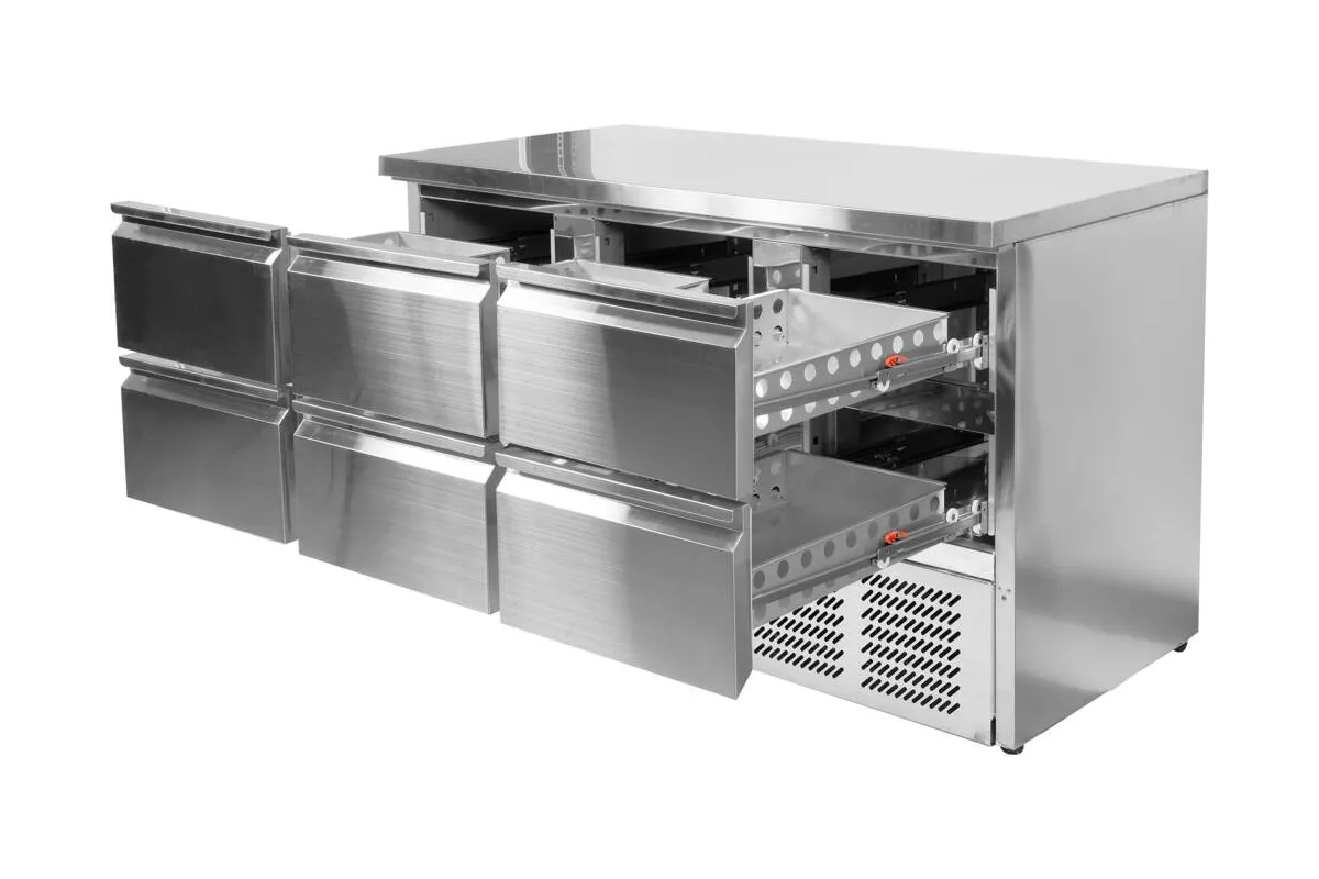 Stół chłodniczy z 6 szufladami - linia 700 Yato YG-05281