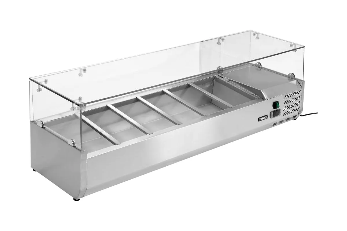 Witryna chłodnicza nadstawna 6x1/4 gn Yato YG-05321