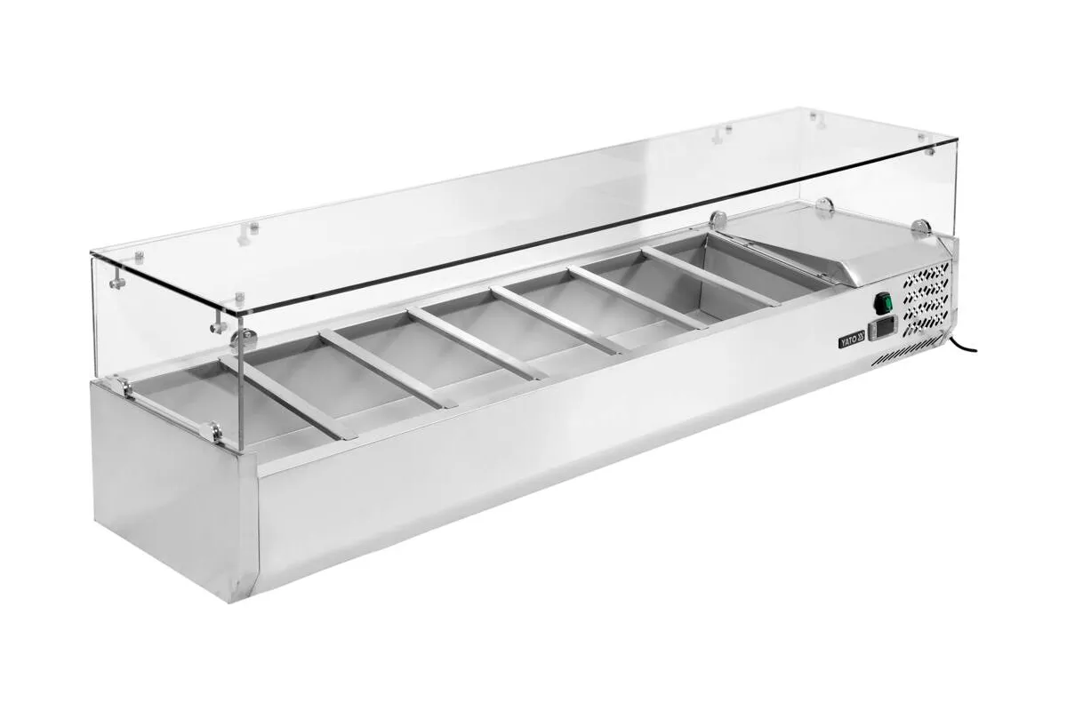 Witryna chłodnicza nadstawna 7x1/3 gn Yato YG-05331