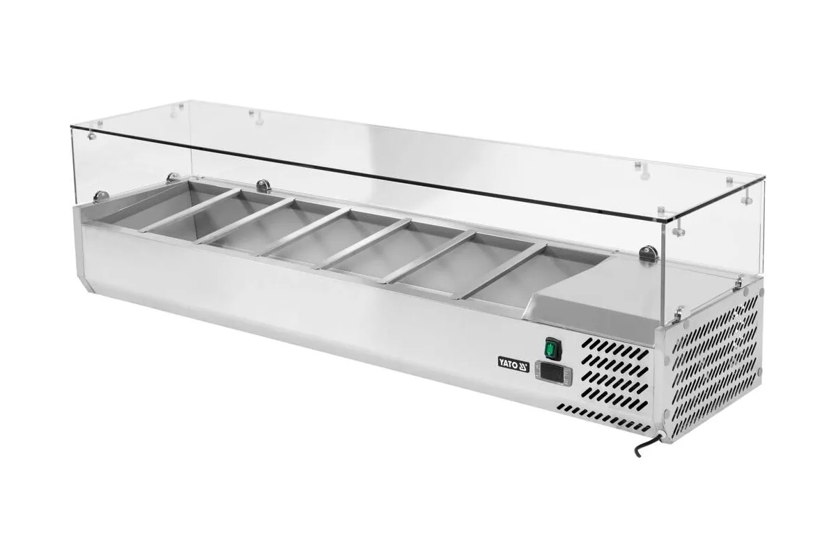 Witryna chłodnicza nadstawna 7x1/3 gn Yato YG-05331