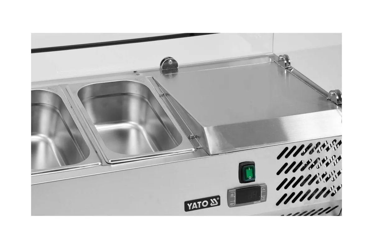 Witryna chłodnicza nadstawna 7x1/3 gn Yato YG-05331