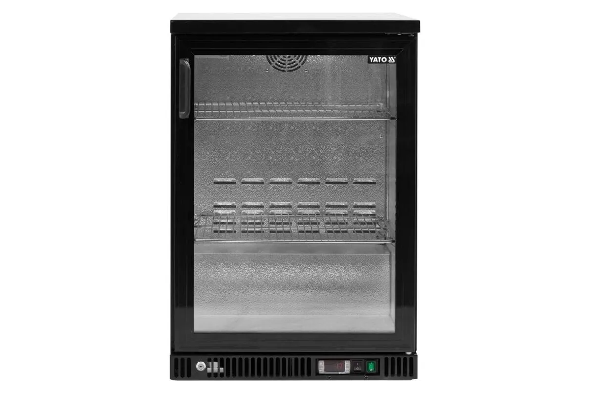 Witryna chłodnicza do butelek 1-drzwiowa czarna Yato YG-05350
