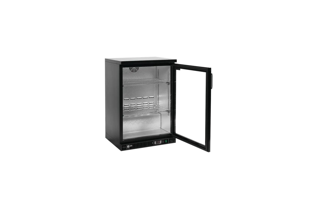 Witryna chłodnicza do butelek 1-drzwiowa czarna Yato YG-05350