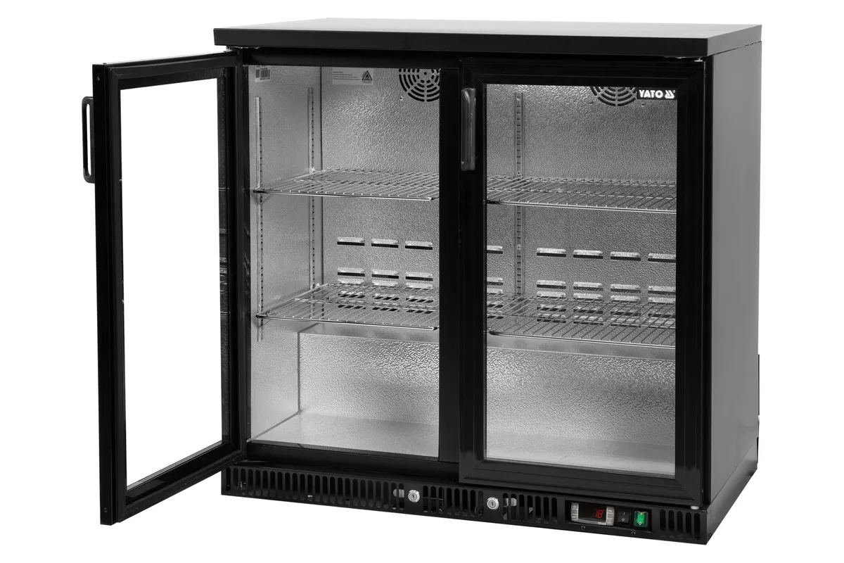Witryna chłodnicza do butelek 2-drzwiowa Yato YG-05355