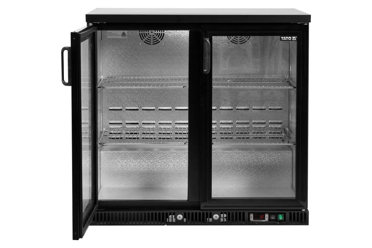 Witryna chłodnicza do butelek 2-drzwiowa Yato YG-05355
