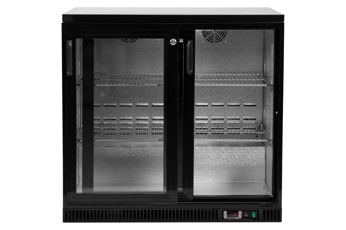 Witryna chłodnicza do butelek 2 drzwi przesuwane Yato YG-05356