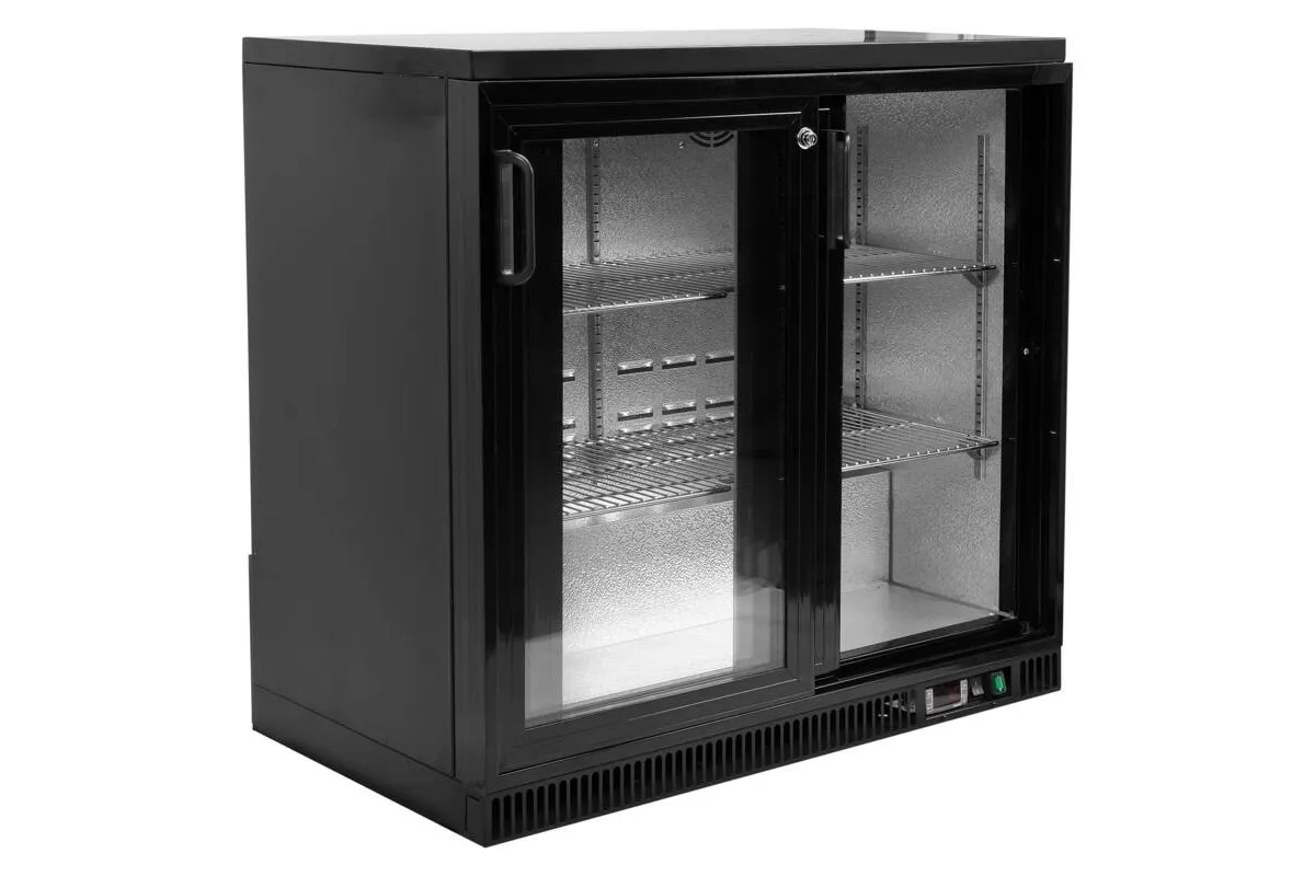 Witryna chłodnicza do butelek 2 drzwi przesuwane Yato YG-05356