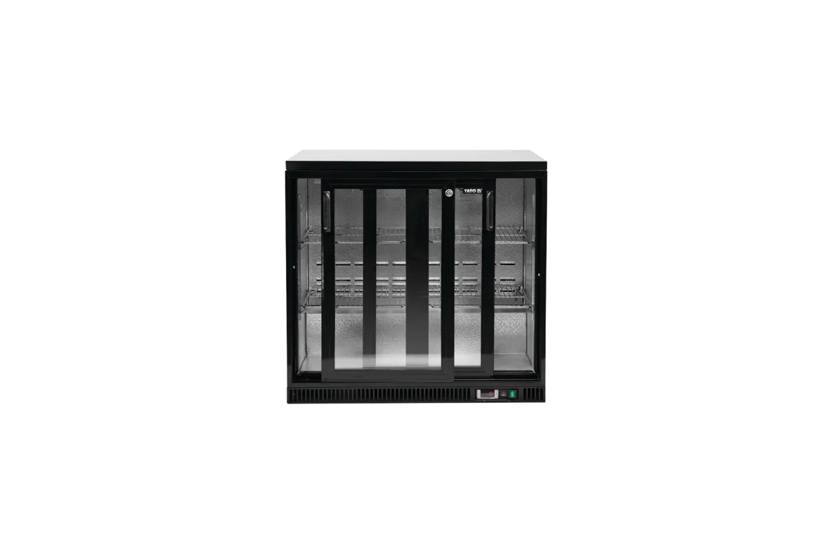Witryna chłodnicza do butelek 2 drzwi przesuwane Yato YG-05356