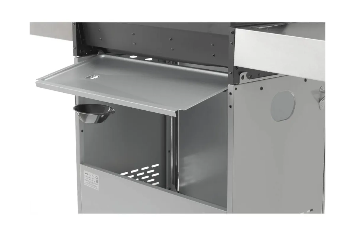 Grill gazowy 4+1 stal nierdzewna 14,2kw, z szybą Yato YG-20003