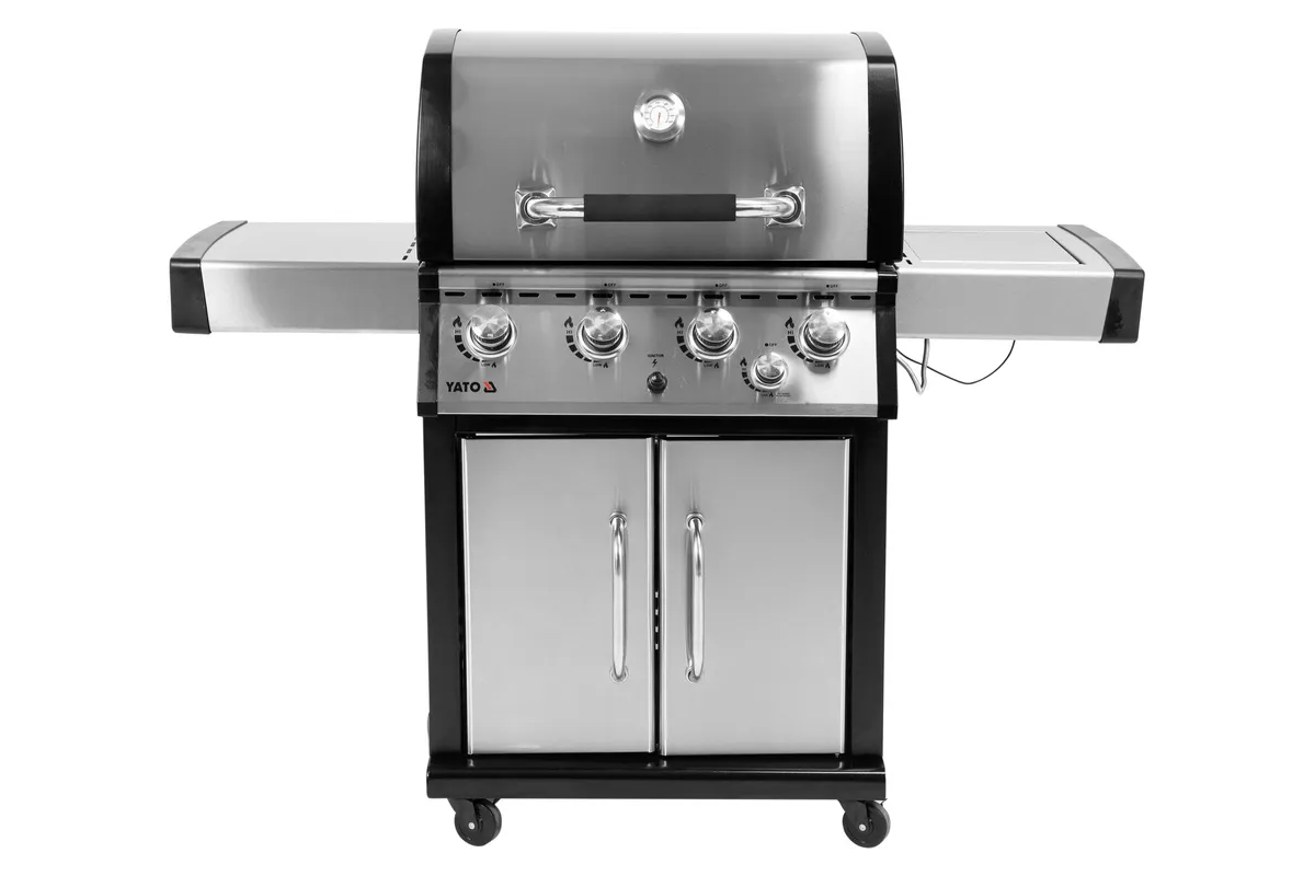 Grill gazowy 4+1 stal nierdzewna 17,5kw Yato YG-20013
