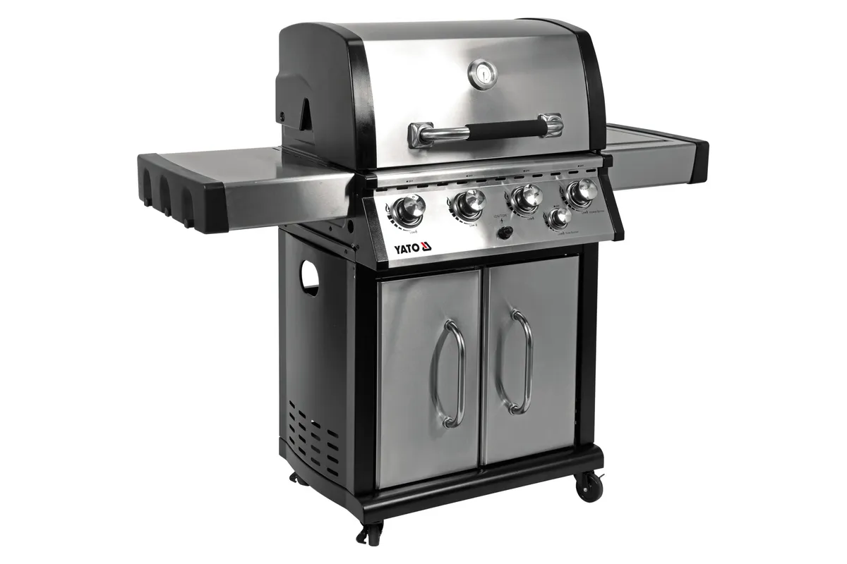 Grill gazowy 4+1 stal nierdzewna 17,5kw Yato YG-20013