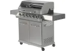 Grill gazowy 6+1 stal nierdzewna 20,5kw, z szybą Yato YG-20016