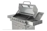 Grill gazowy 6+1 stal nierdzewna 20,5kw, z szybą Yato YG-20016