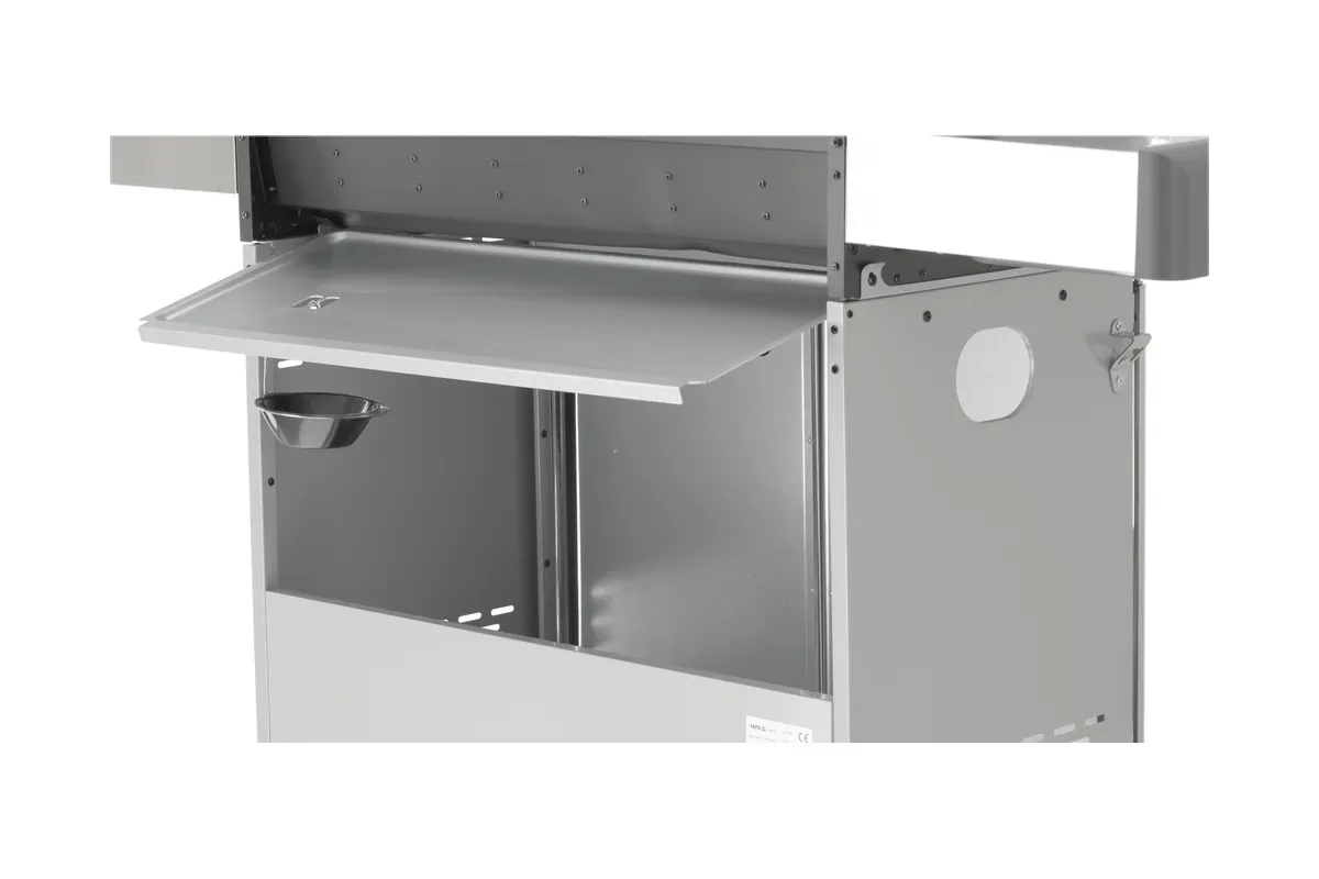 Grill gazowy 6+1 stal nierdzewna 20,5kw, z szybą Yato YG-20016