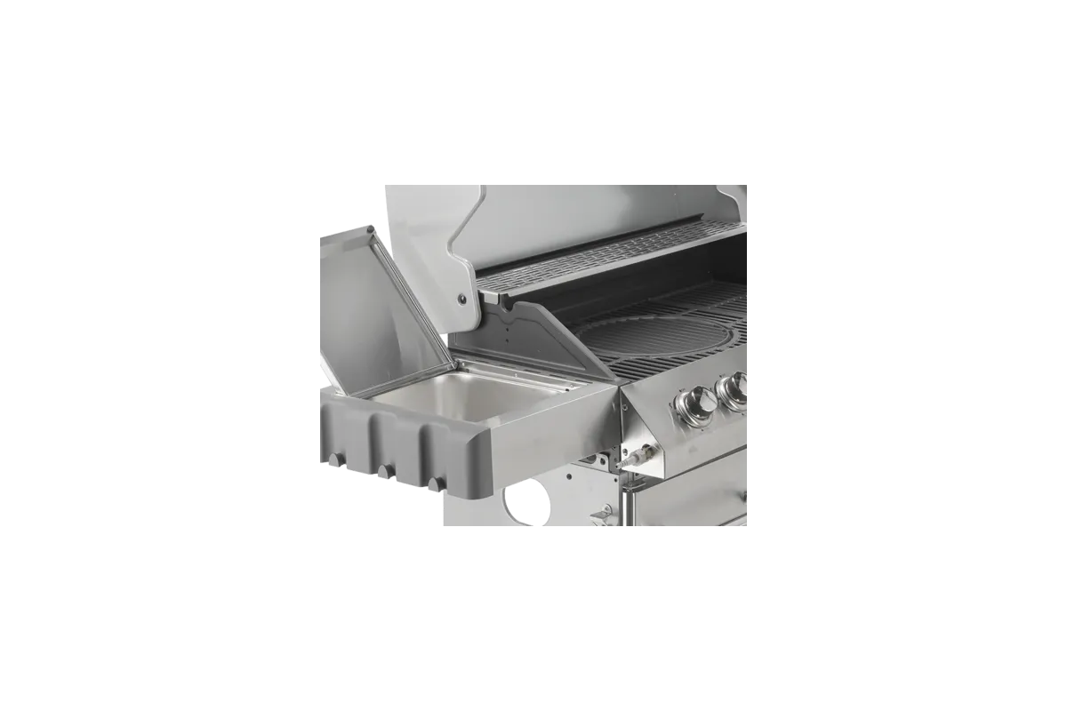 Grill gazowy 6+1 stal nierdzewna 20,5kw, z szybą Yato YG-20016