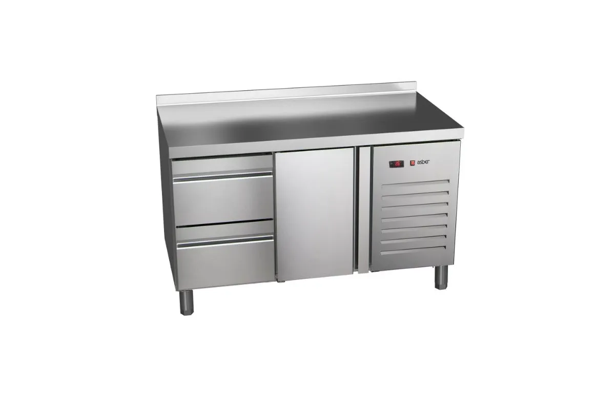 STÓŁ CHŁODNICZY 4-DRZWIOWY 600 MM ESSENZIAL LINE ASBER ETP-6-250-40 HC LRLR SB40