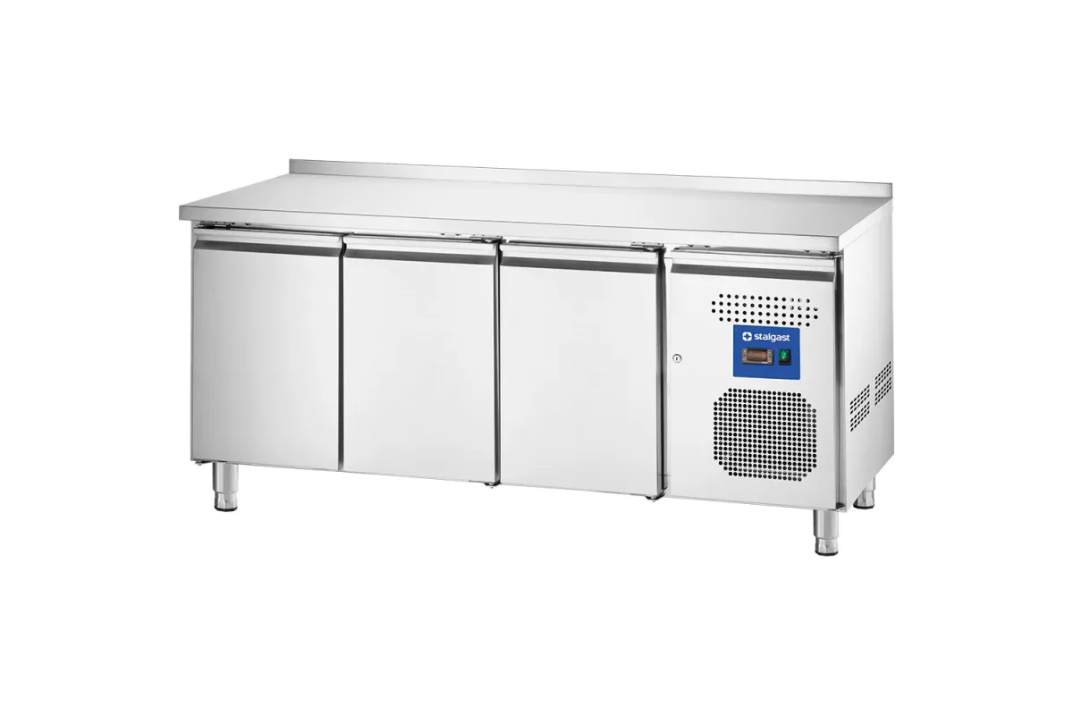 Stół chłodniczy z rantem, 3-drzwiowy, agregat po prawej stronie, V 417 l Stalgast 831360