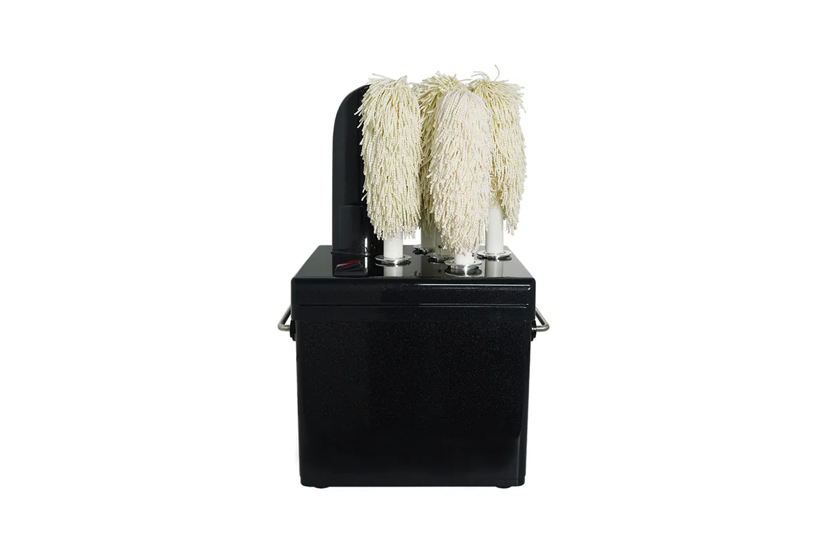 Polerka, urządzenie do polerowania szkła, czarna, 5-szczotek, P 1.15 kW, U 230V Stalgast 469004