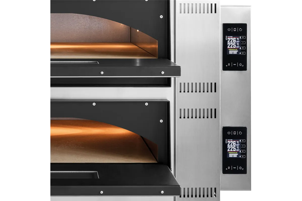 Piec do pizzy F-Digital Line, 2x6x36 szeroki, U 400 V, P 18 kW GGF 781722