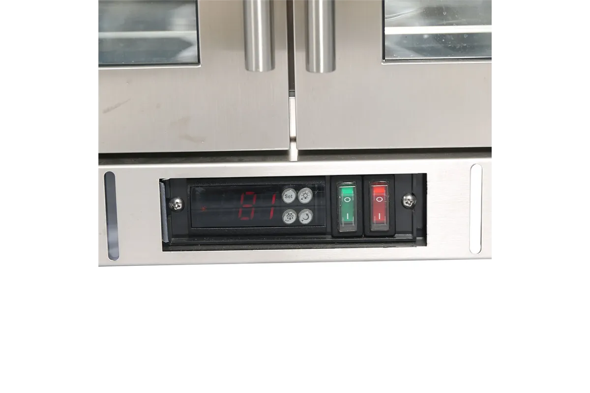 Barowa witryna chłodnicza, stalowa, 1-drzwiowa, V 133 l Stalgast 882143