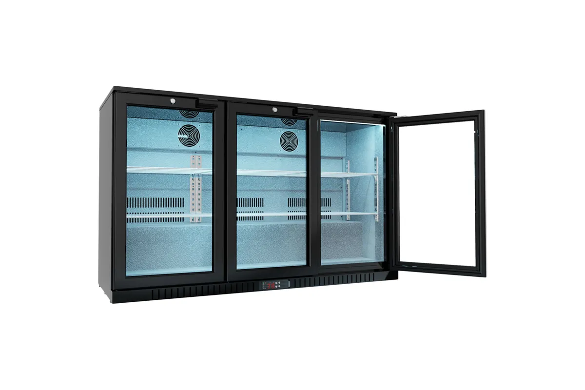 Barowa witryna chłodnicza, 3-drzwiowa, V 308 l Stalgast 882323