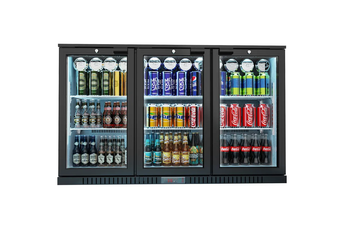 Barowa witryna chłodnicza, 3-drzwiowa, V 308 l Stalgast 882323