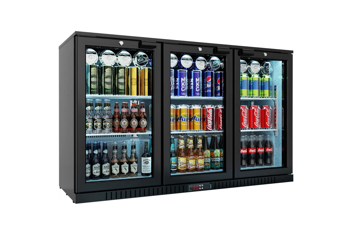 Barowa witryna chłodnicza, 3-drzwiowa, V 308 l Stalgast 882323