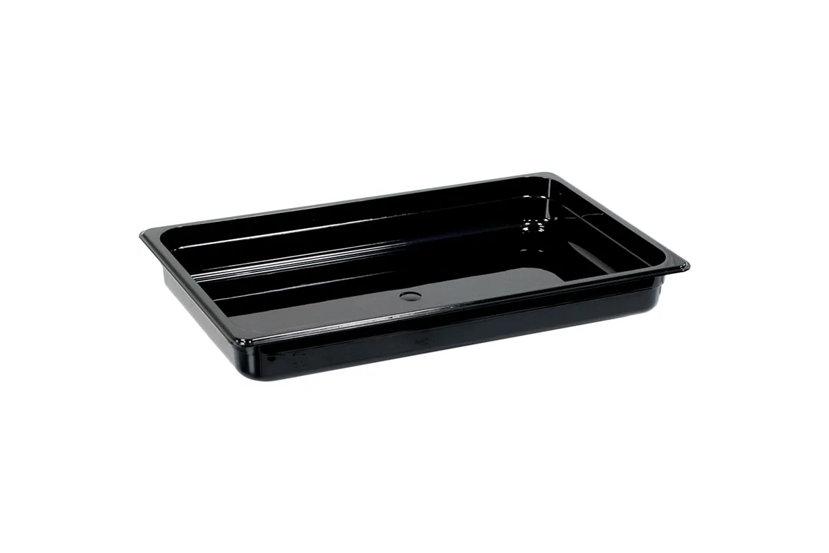 Pojemnik z poliwęglanu, czarny, GN 1/1, H 65 mm Stalgast 151063