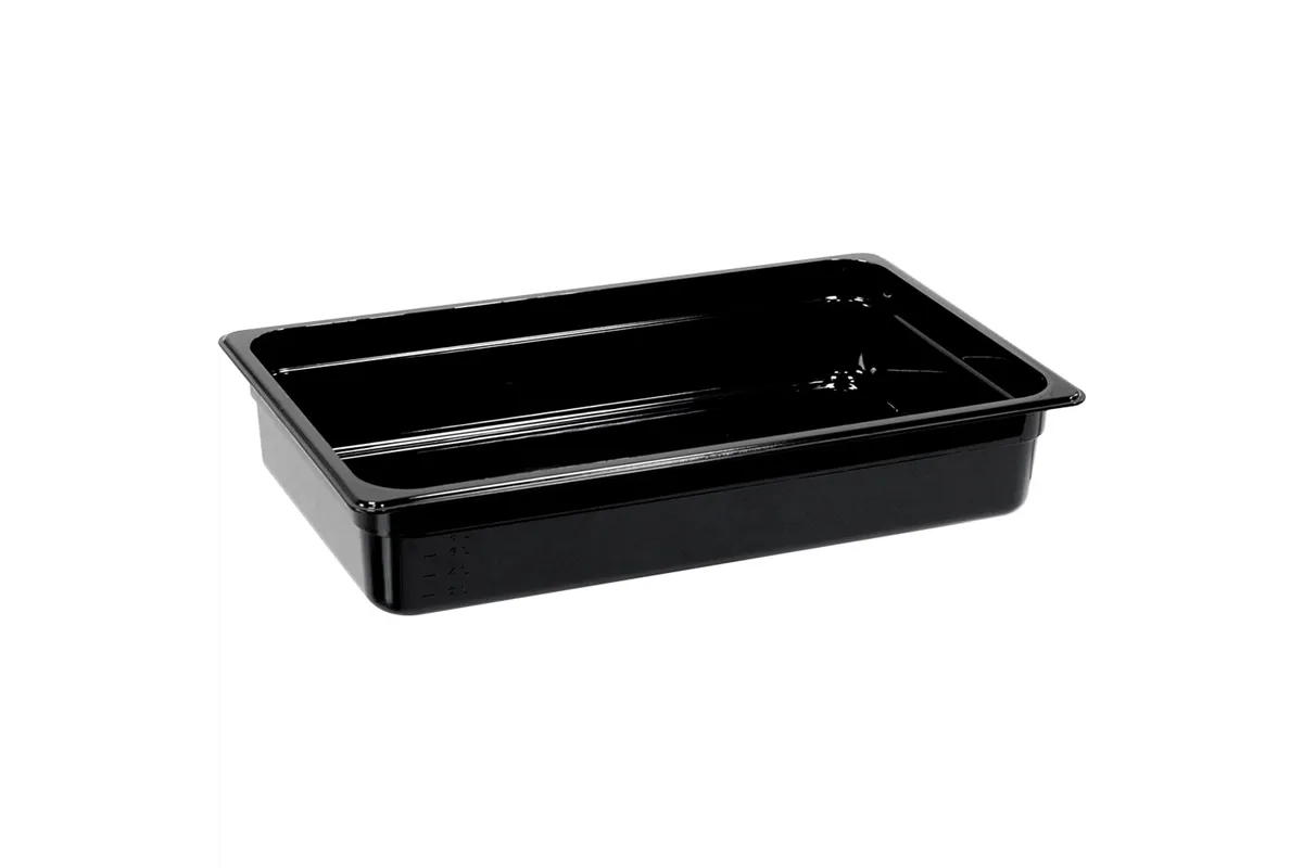 Pojemnik z poliwęglanu, czarny, GN 1/1, H 100 mm Stalgast 151103