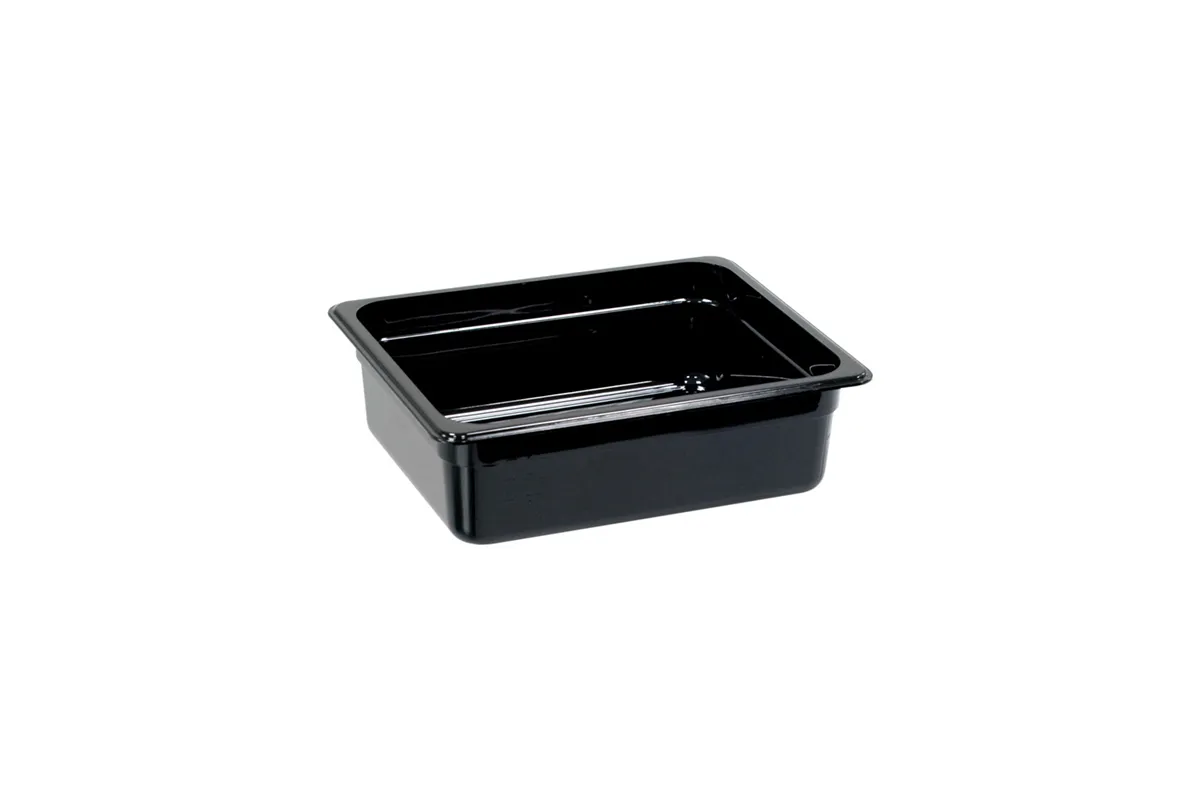 Pojemnik z poliwęglanu, czarny, GN 1/2, H 100 mm Stalgast 152103