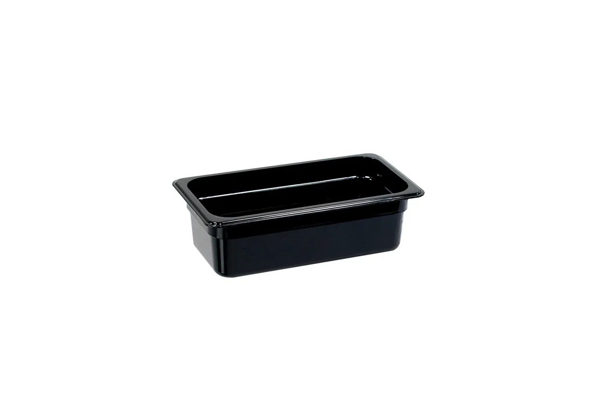 Pojemnik z poliwęglanu, czarny, GN 1/3, H 150 mm Stalgast 153153