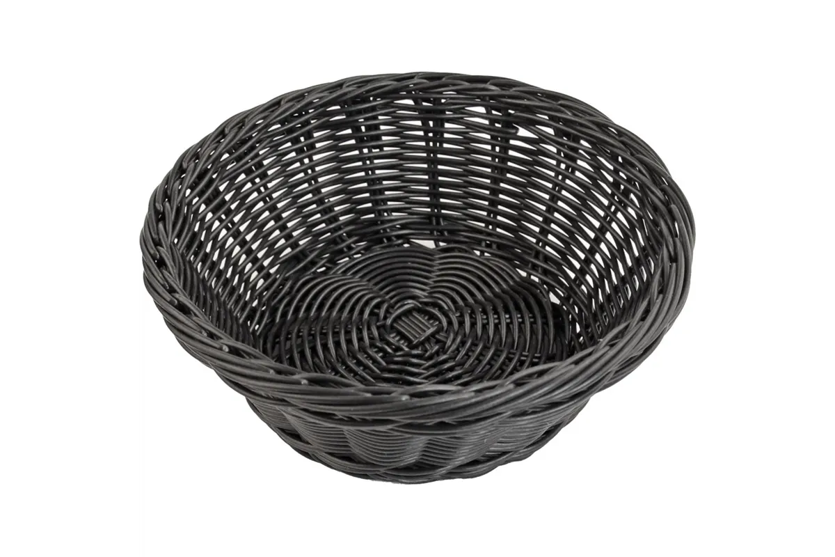 Koszyk uniwersalny z polipropylenu, czarny, Ø 210 mm Stalgast 361212