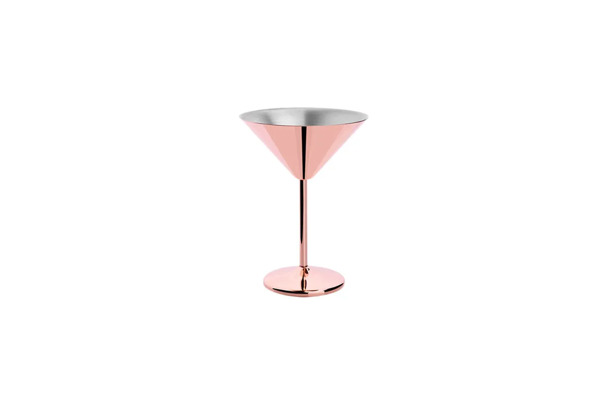 Zestaw 2 kieliszków do martini, miedzianych, V 2x0.25 l Stalgast 472225