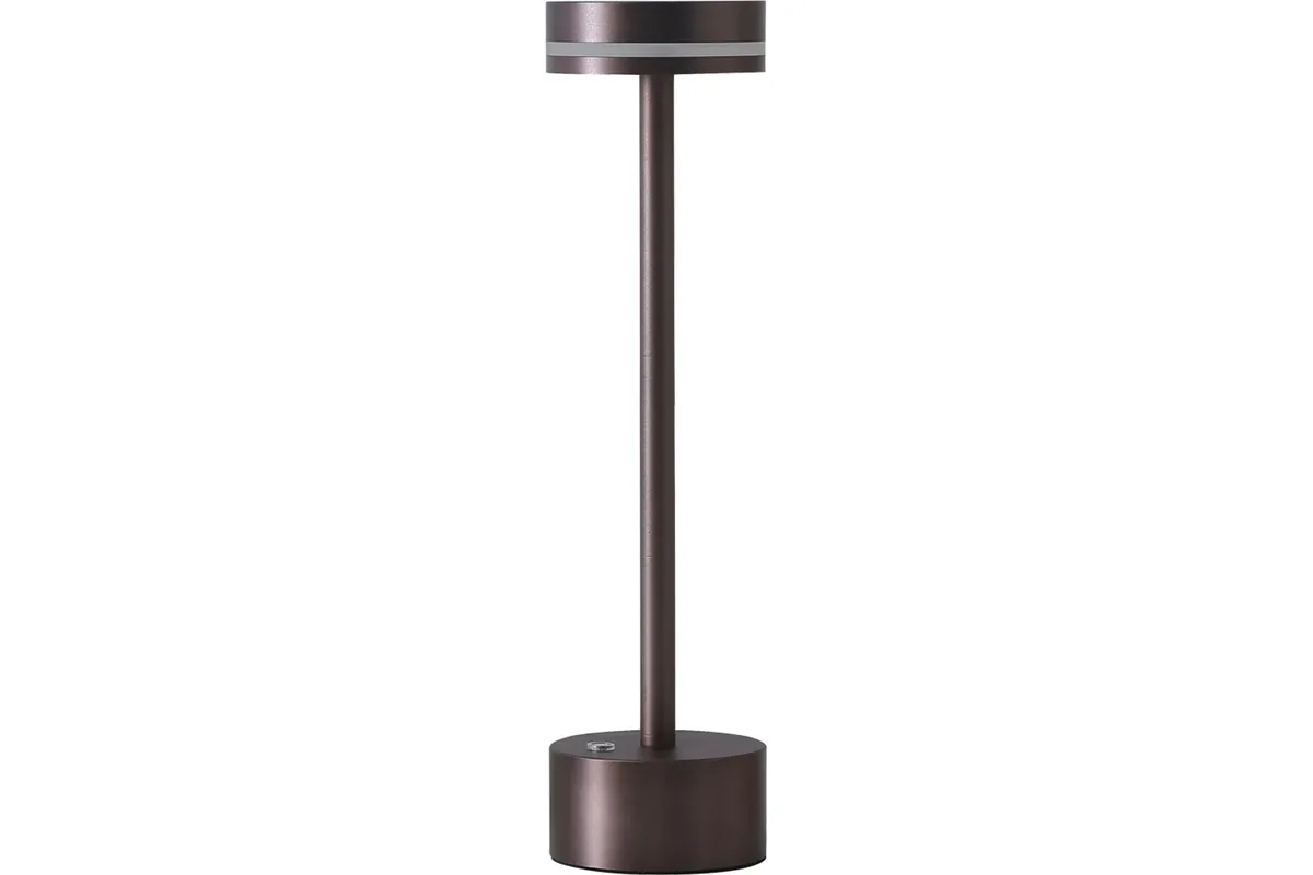 Lampka stołowa LED, brązowa, bezprzewodowa, H 320 mm Stalgast 694321