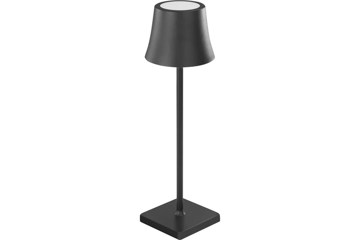 Lampka stołowa LED, bezprzewodowa, czarna, H 375 mm Stalgast 694371