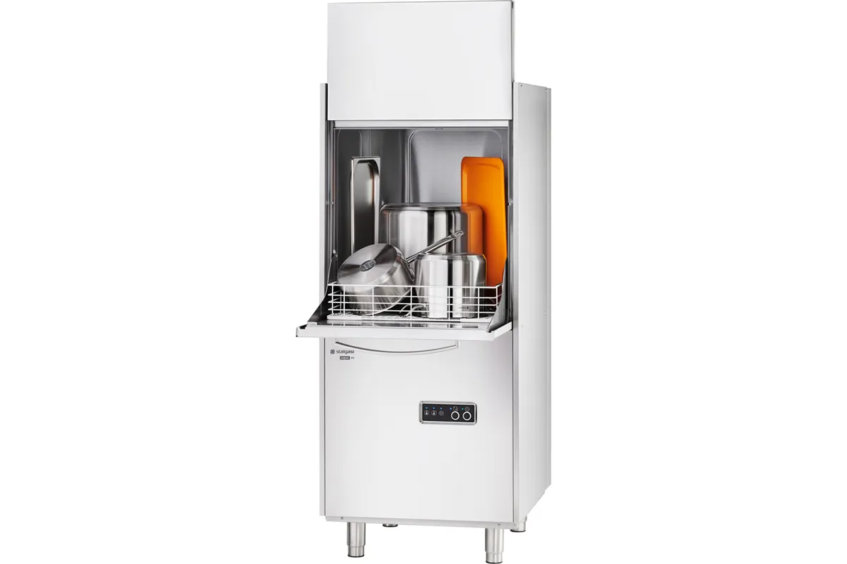 Zmywarka do garnków i tac, dozownik płynu myjącego, pompa zrzutowa, pompa wspomagająca płukanie, P , U 400 V Stalgast 805025