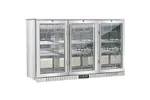 Barowa witryna chłodnicza, stalowa, 3-drzwiowa, V 308 l Stalgast 882343