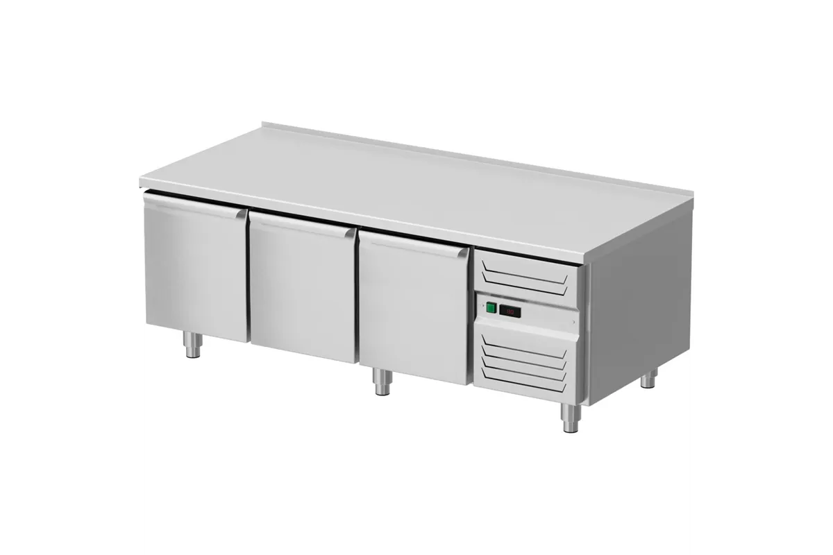 Podstawa chłodnicza, 1600x700x600 mm, 3 drzwiowa, GN 1/1 Stalgast 887036