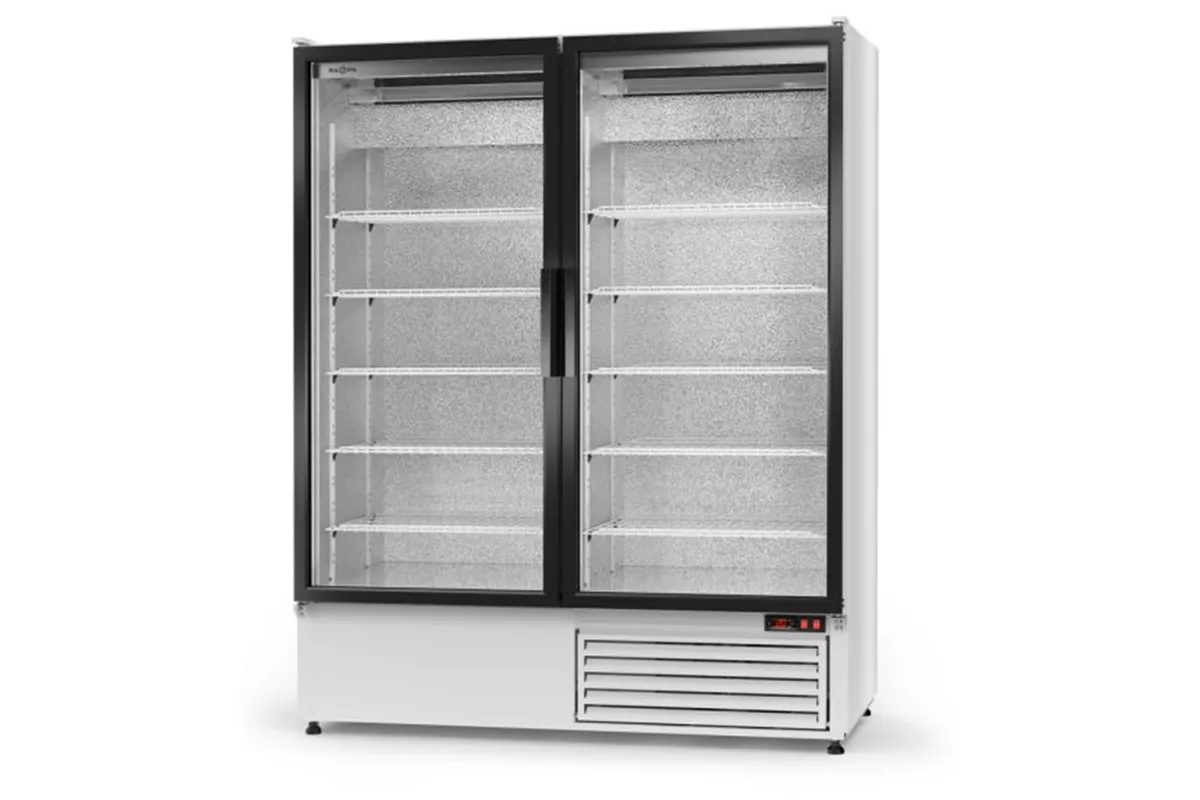 Szafa chłodnicza przeszklona, przeszklone drzwi, podwójna, 3 klasa klimatyczna, RAPA SCH-S-1600-AD-3KL