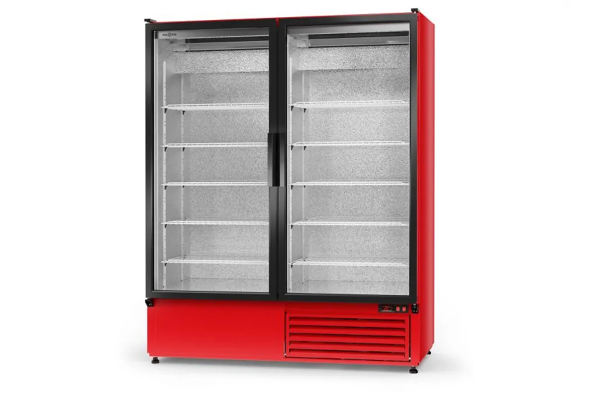 Szafa chłodnicza przeszklone drzwi, podwójna, 3 klasa klimatyczna, RAPA SCH-S-1200-AD-3KL